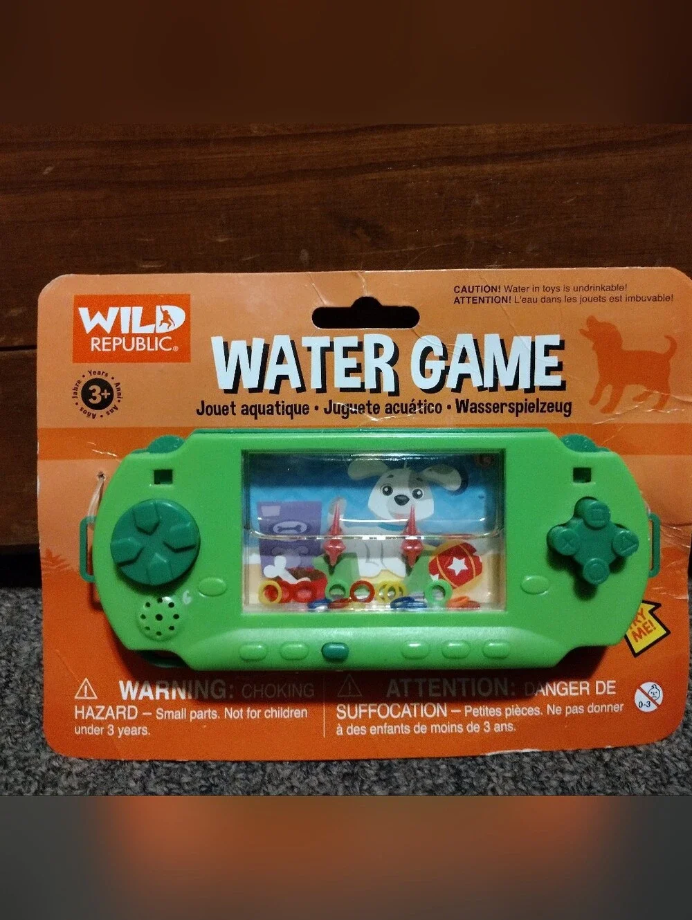 Wild Republic Green Water Game - Handheld Bath Toy
